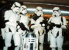 4 stormtroopers and a droid.  circa 1997