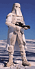 Image of Jeff Allen standing at attention in the Snowtrooper Costume