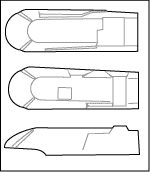 Mechanical drawing of the forearm armor