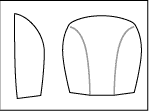 Mechanical drawing of palm armor