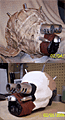 Tim's Tusken head was additionally modified by adding a base ball helmet to the backside of the face shell. Way to modify, Tim!