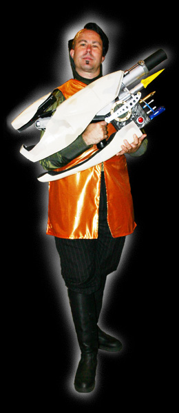 Image of the complete Zorg costume